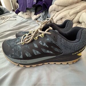 Merrell Blue and Yellow Outdoor Running Sneakers